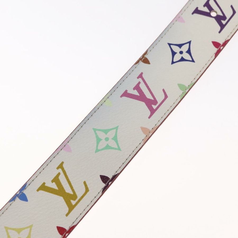 【日本直送】路易威登 (LOUIS VUITTON) 多色皮帶,LV 印花字母鉚釘 M6909,正品編號 159470V-11