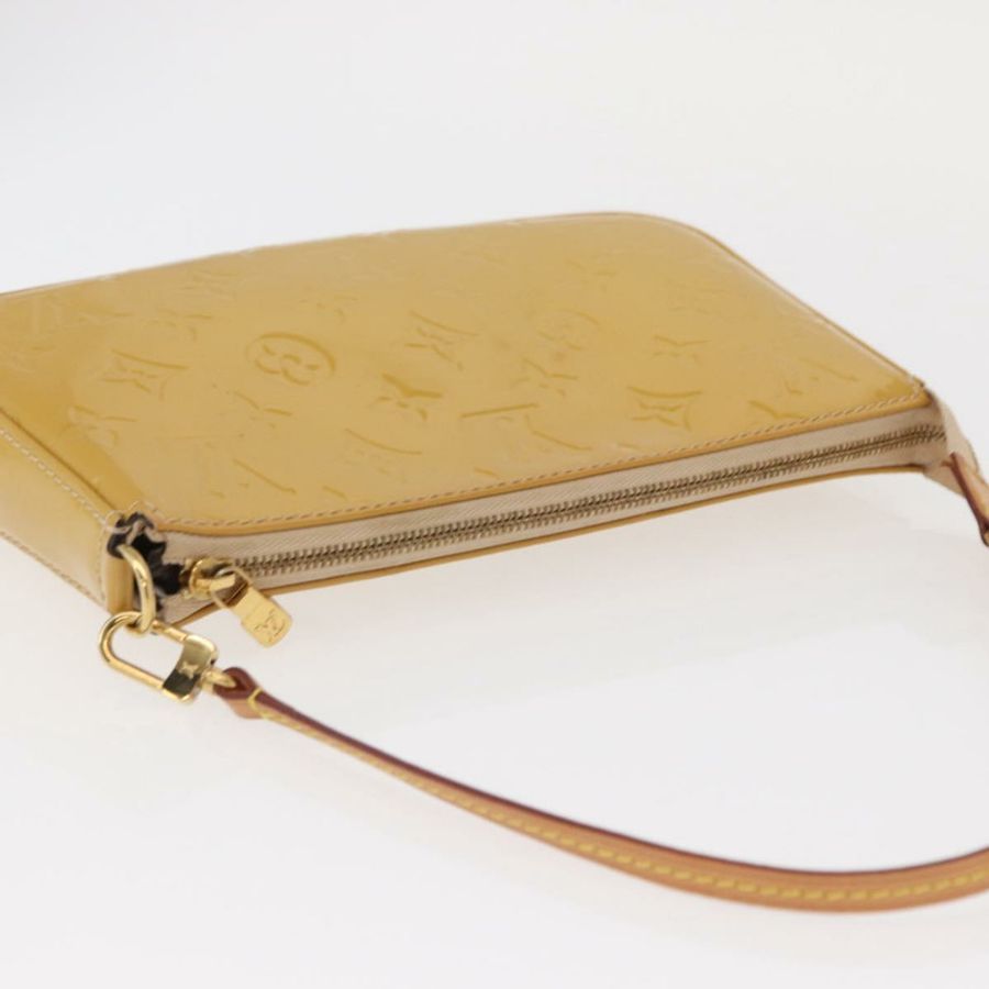 【日本直送】路易威登 Vernis Pochette Accessoires 配件袋 Citrin LV 正品 161520-5