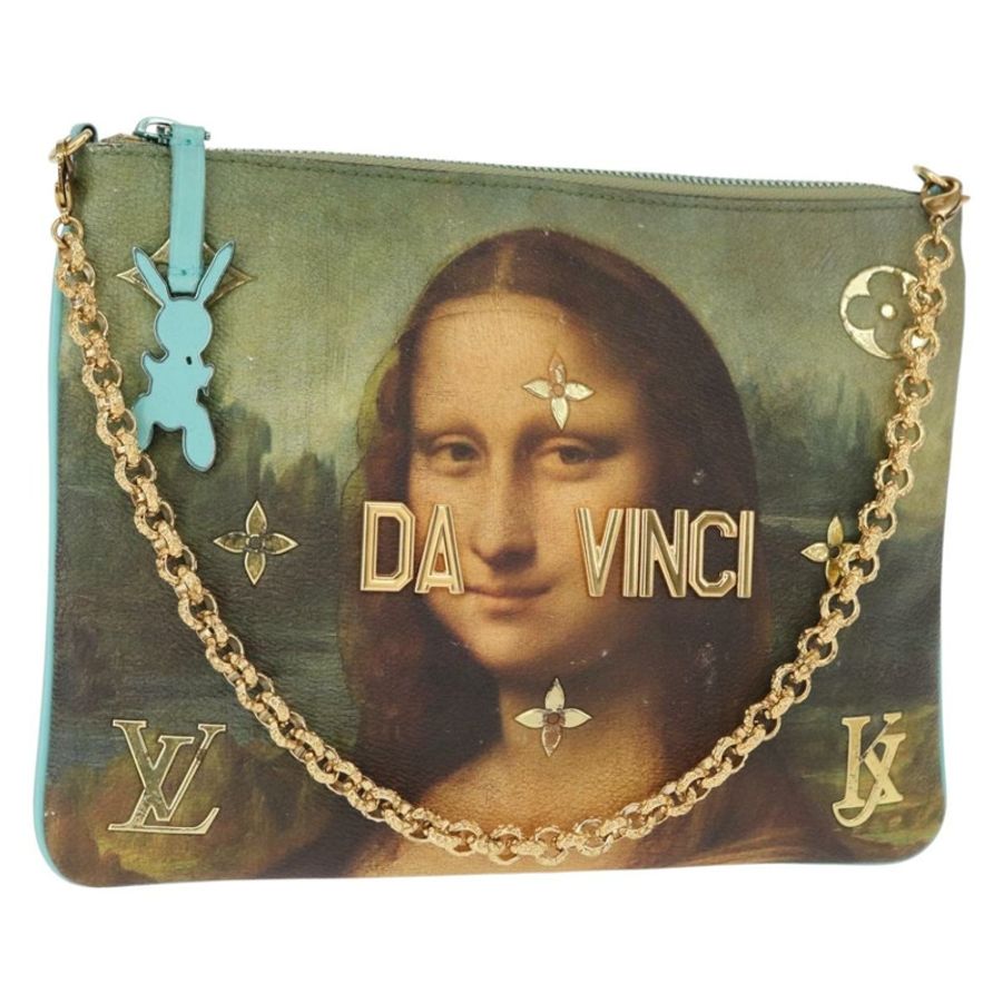 【日本直送】路易威登大師系列 Pochette Plat 手袋 綠色 M64799 LV 正品 161054V-0