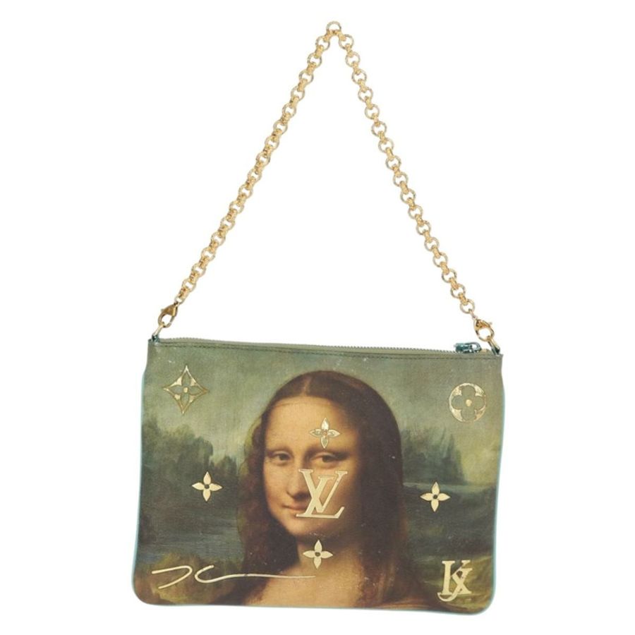 【日本直送】路易威登大師系列 Pochette Plat 手袋 綠色 M64799 LV 正品 161054V-2