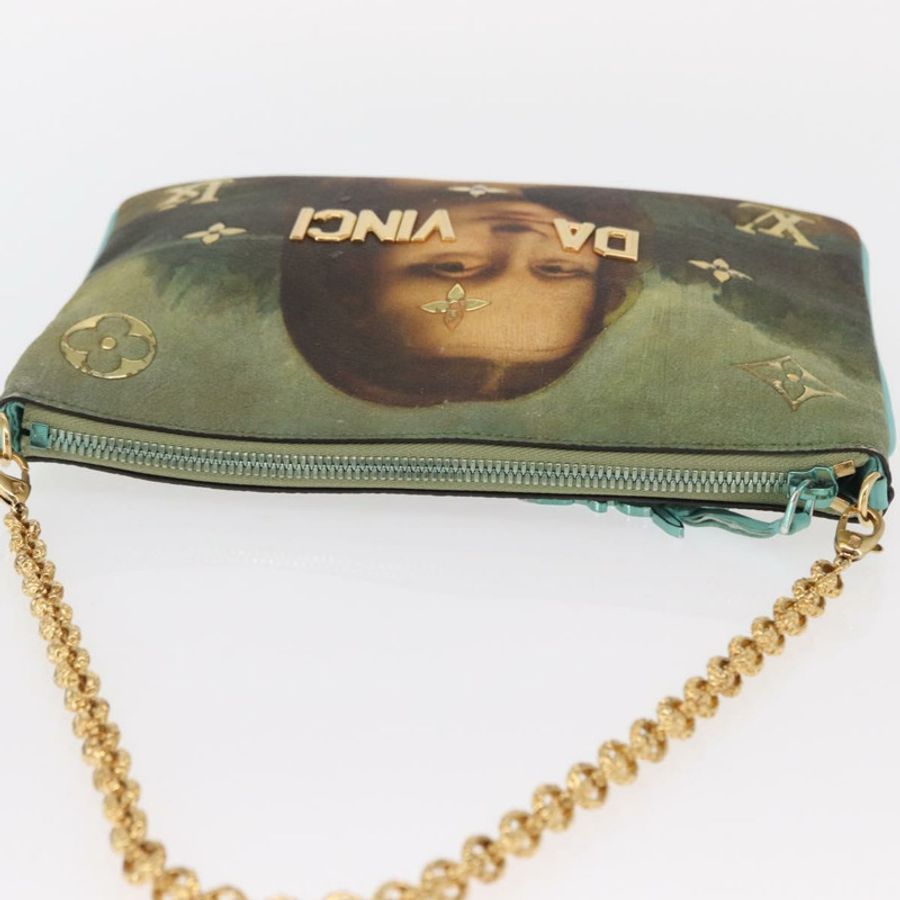【日本直送】路易威登大師系列 Pochette Plat 手袋 綠色 M64799 LV 正品 161054V-13