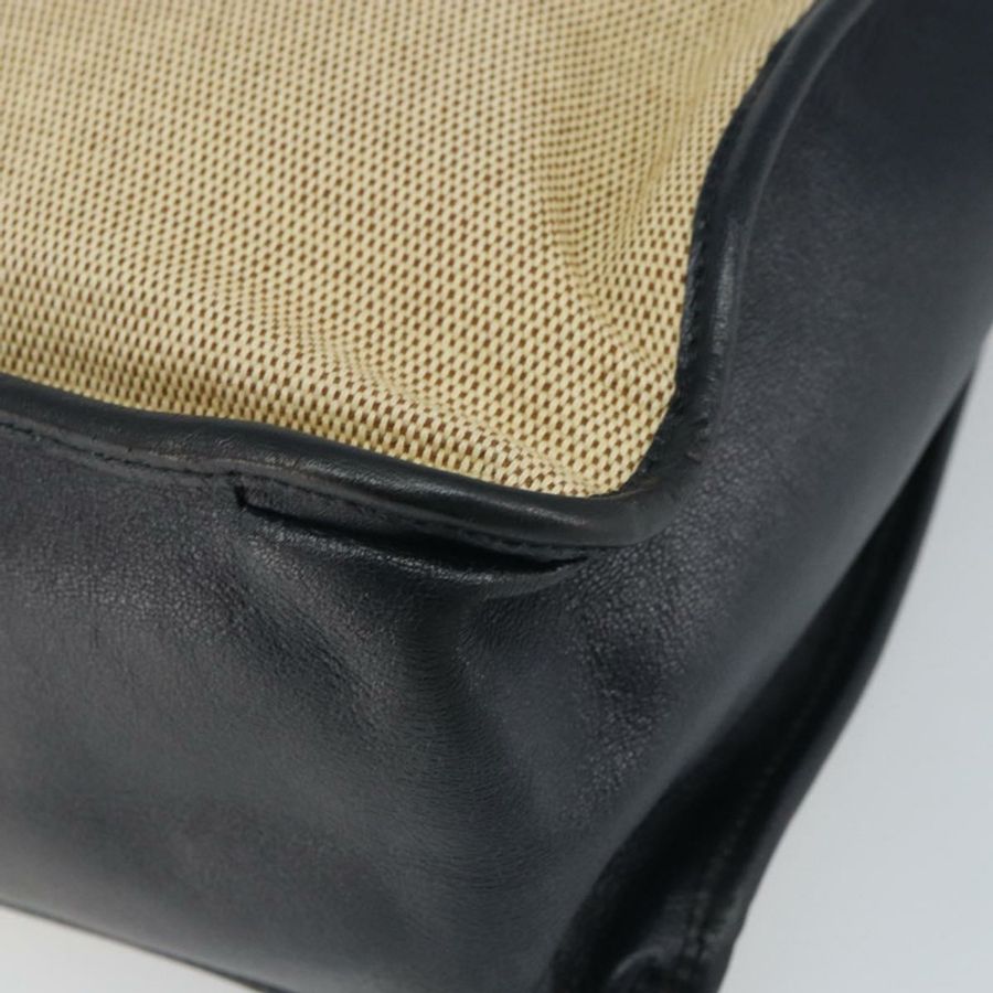 【日本直送】GUCCI 馬銜扣帆布手提包 米色 金色 623694 正品 BA9373-8