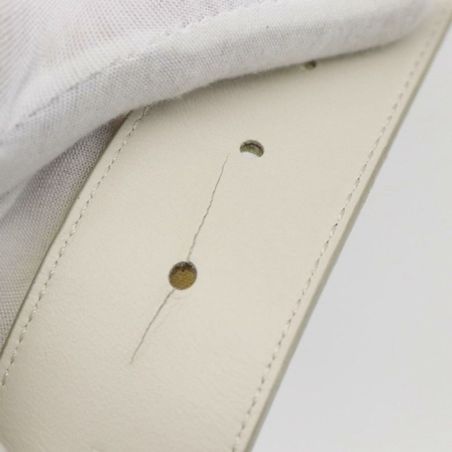 【日本直送】路易威登 Monogram Prism Ceinture LV Shape Belt 銀色 M0219 LV Auth 162778V-9