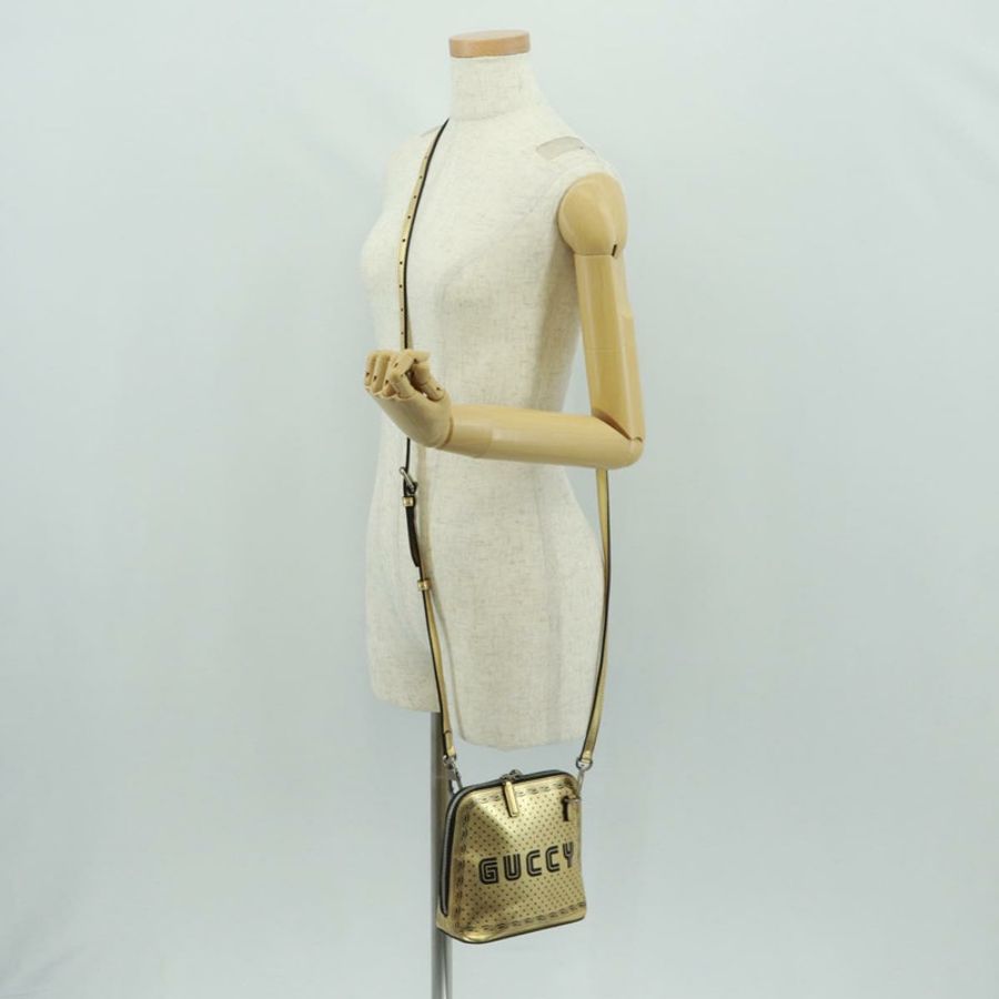 【日本直送】GUCCI 金色皮革單肩包 511189 正品 161291V-24