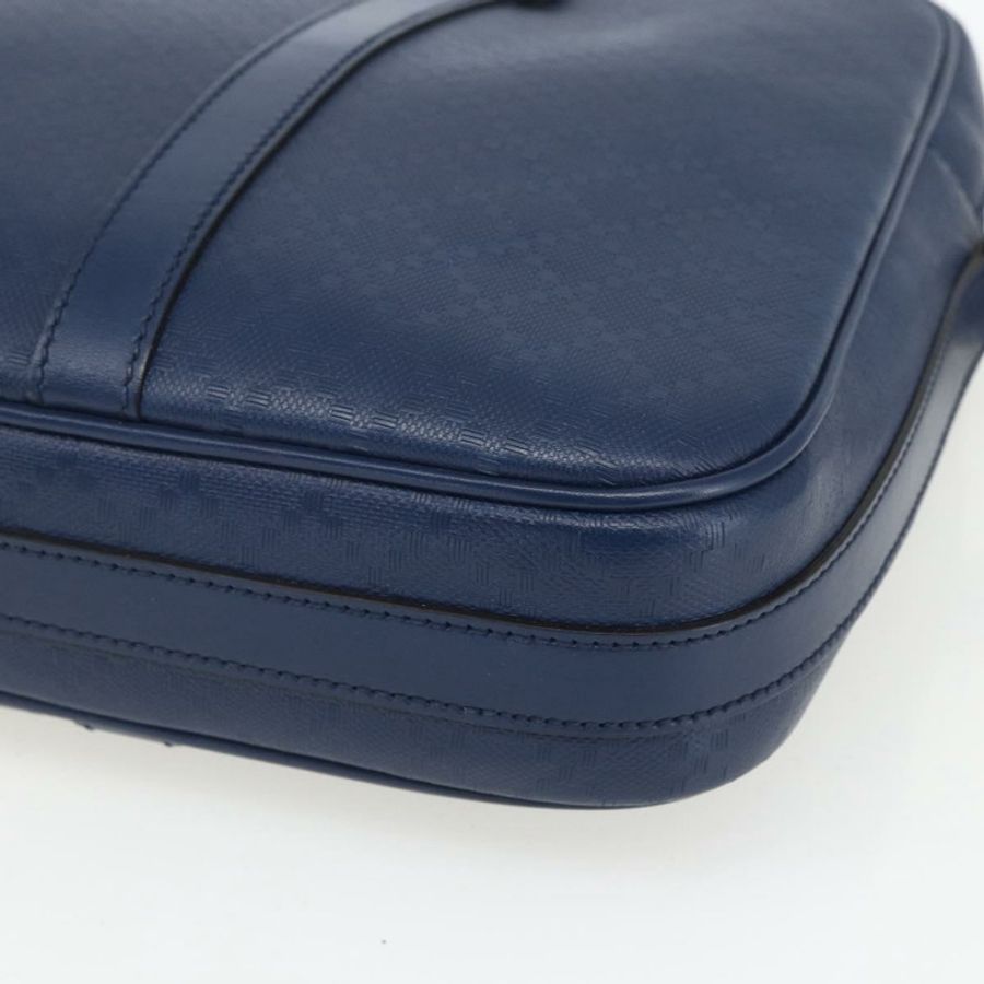 【日本直送】GUCCI 手提包 PVC 兩用 海軍藍 金色 344357 正品 BA9587-8
