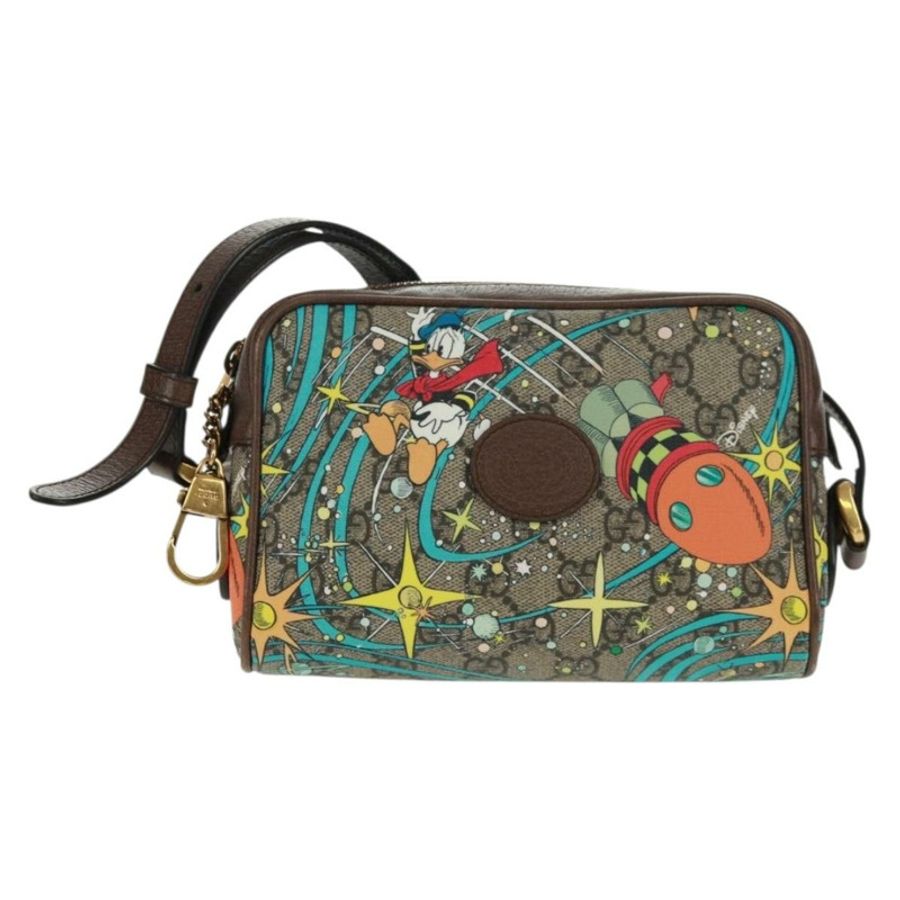 【日本直送】GUCCI Micro GG Supreme Disney 聯名手提包 PVC 米色 602536 正品 159909SAM-12