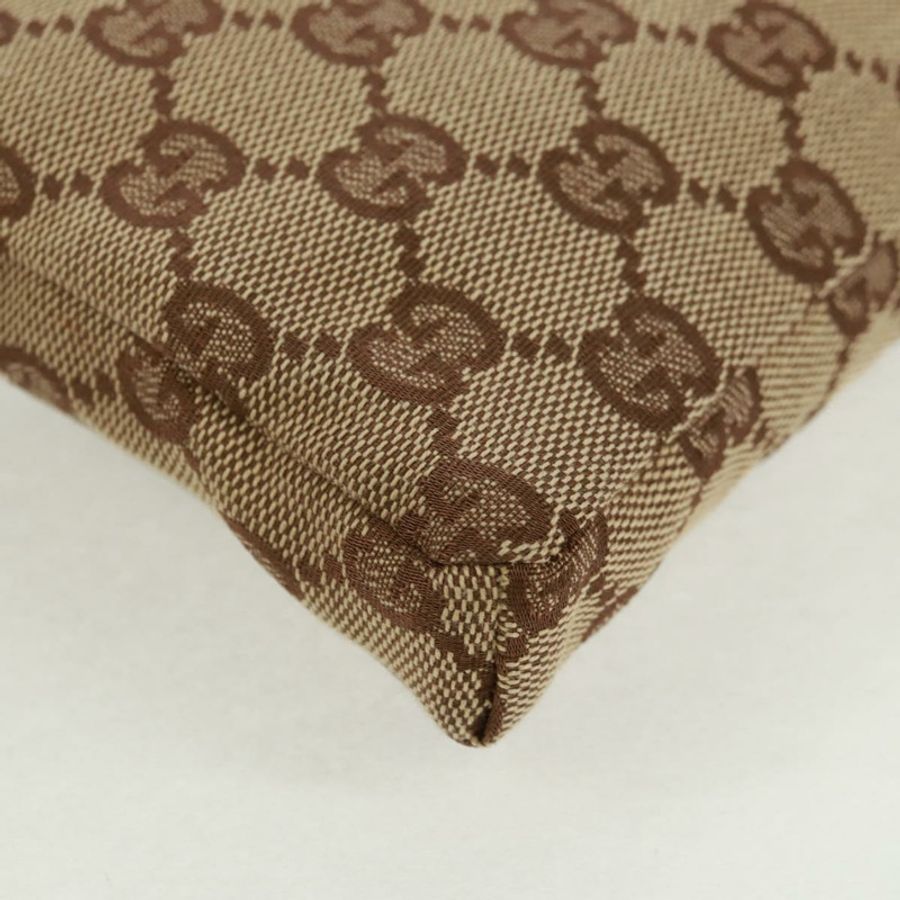 【日本直送】GUCCI GG帆布腰包 米色 藍綠色 銀色 28566 正品 ki6279V-16
