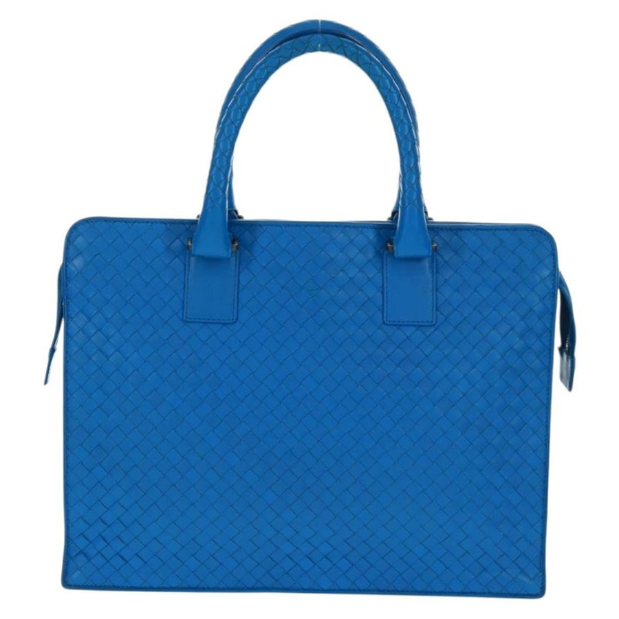 【日本直送】BOTTEGA VENETA INTRECCIATO 商務包皮革藍正品 161673V-1