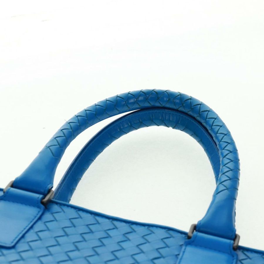 【日本直送】BOTTEGA VENETA INTRECCIATO 商務包皮革藍正品 161673V-7