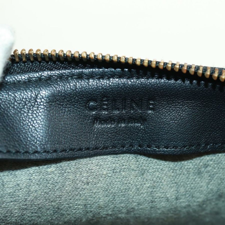 【日本直送】CELINE Trio 大單肩包,斜紋軟呢,綠色/金色,正品 162840V-19