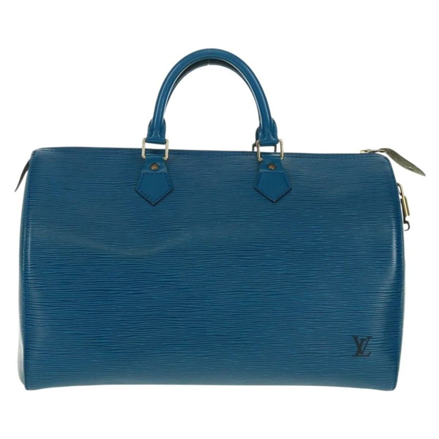 【日本直送】路易威登 Epi Speedy 35 手提包,托萊多藍,M42995,LV 正品,編號 163363V-12