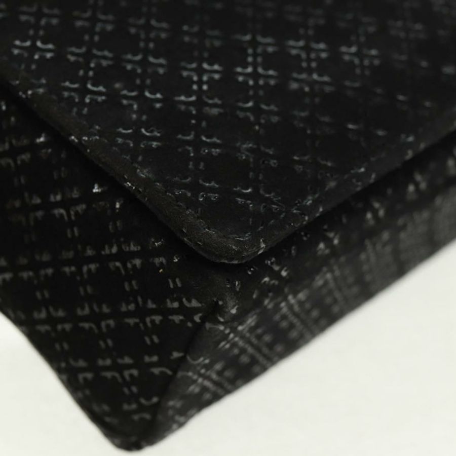 【日本直送】Salvatore Ferragamo 鏈條單肩包 麂皮 黑色 銀色 正品 154248V-7