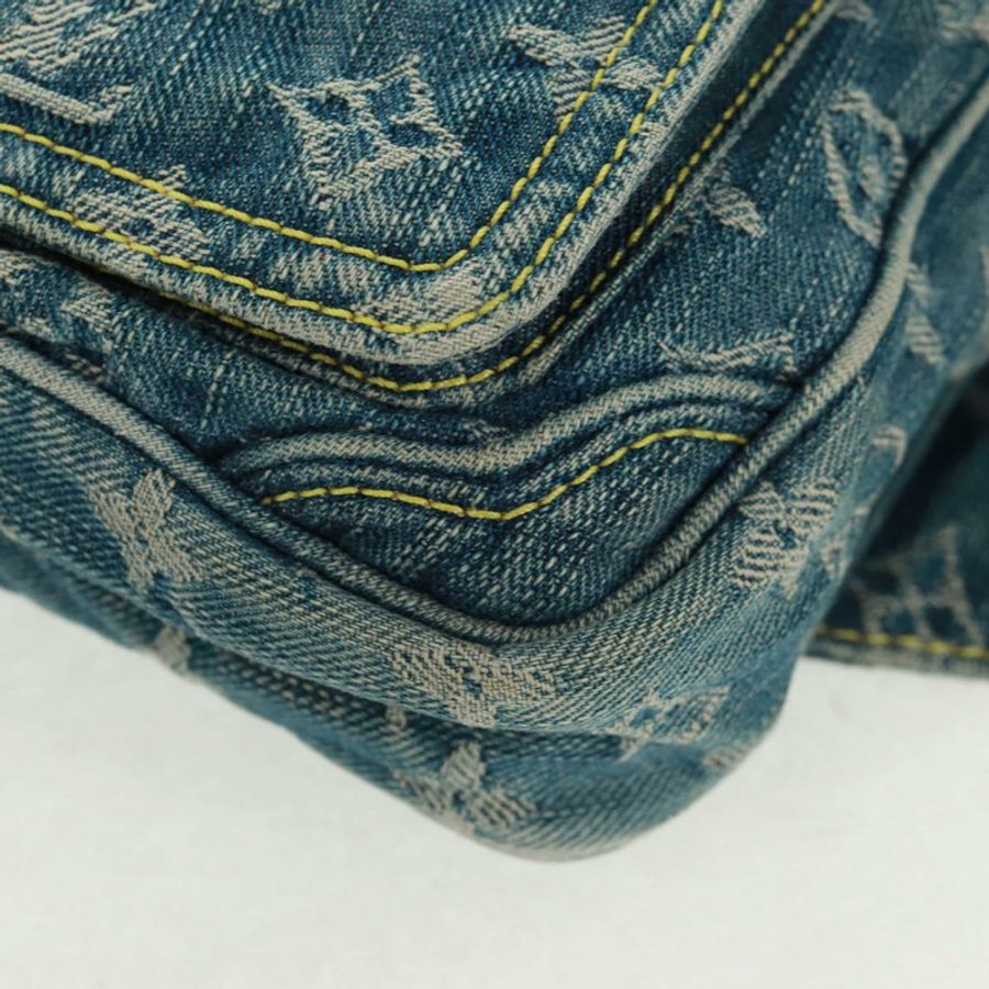 【日本直送】路易威登 Monogram 牛仔布腰包/斜背包 藍色 M95347 LV 正品 164002SAV-13