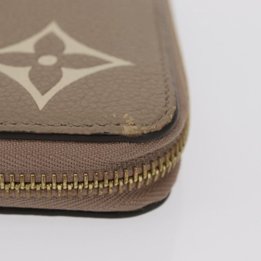 【日本直送】路易威登 雙色 Monogram Empreinte Zippy 皮夾灰色 M69794 正品 163886A-5