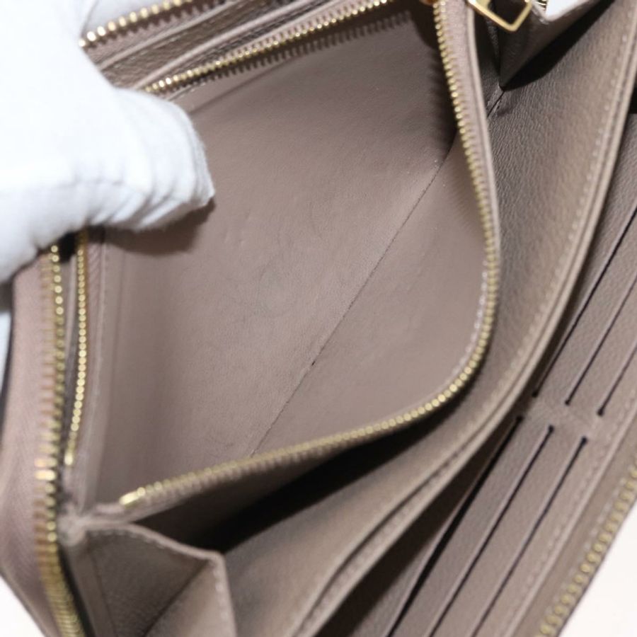 【日本直送】路易威登 雙色 Monogram Empreinte Zippy 皮夾灰色 M69794 正品 163886A-10