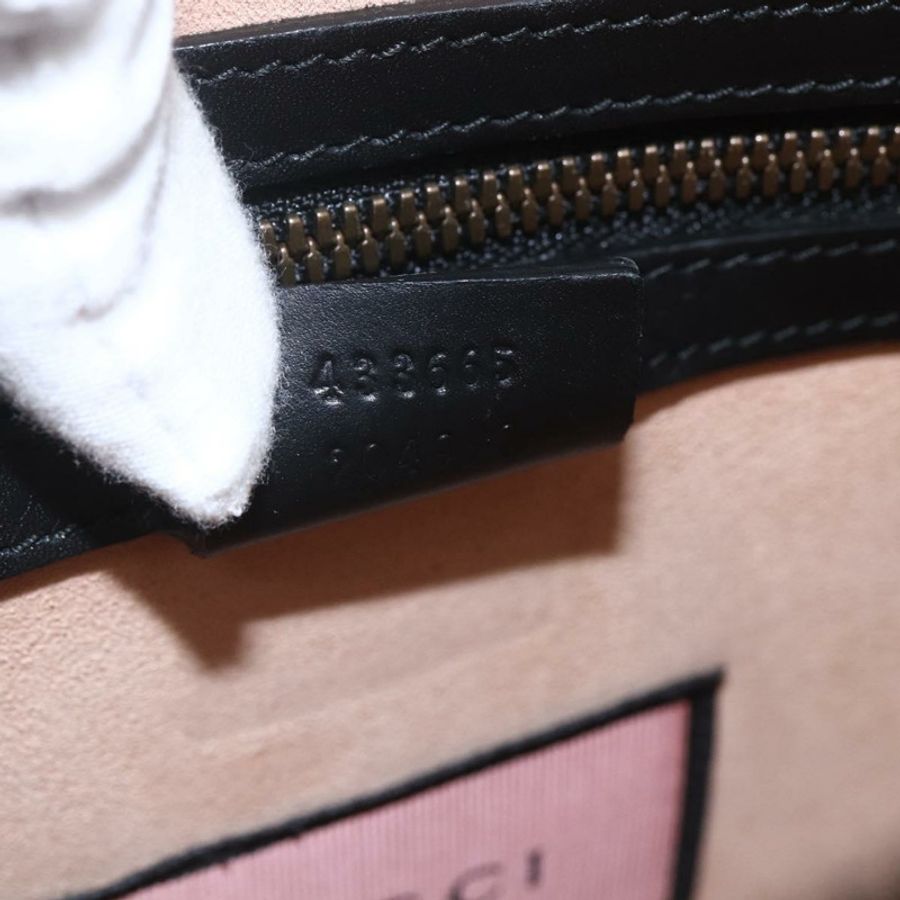 【日本直送】GUCCI GG Ghost 手拿包 黑色真皮 433665 正品 157516V-11