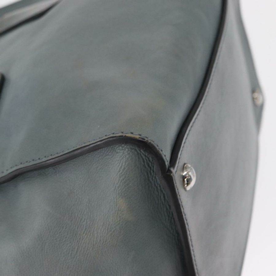 【日本直送】PRADA 手提包 Safiano 皮革 2way Gray Silver Auth 164520-14