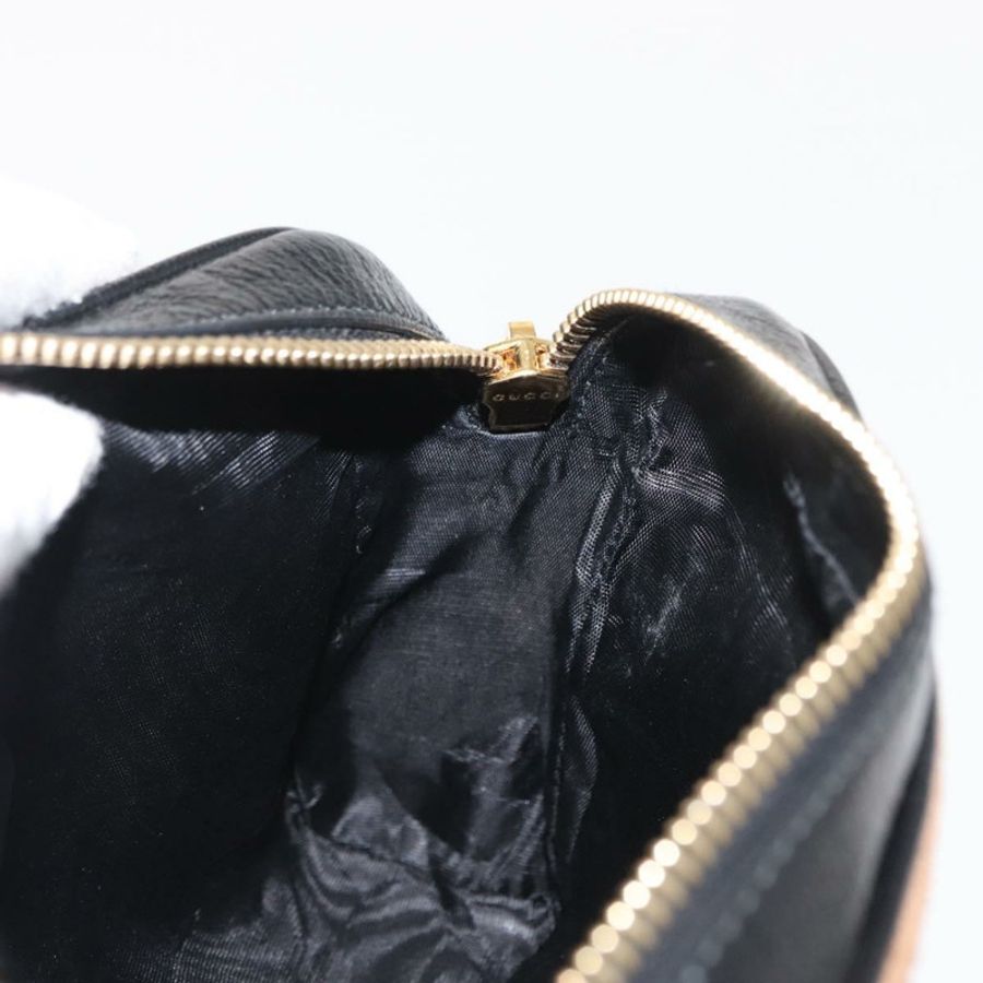 【日本直送】GUCCI Web Sherry Line 單肩包 絨面革 棕色 金色 573321 Auth mr1859-19