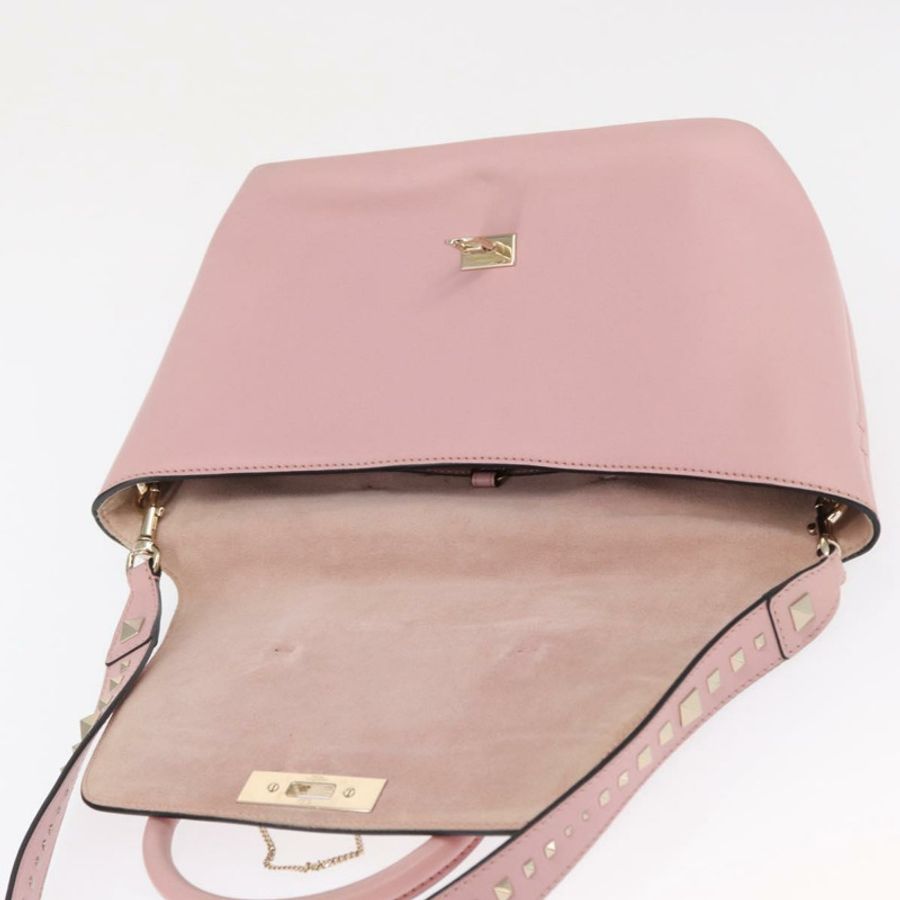 【日本直送】VALENTINO 手提包 皮革 兩用 粉金配色 正品 ka1580-18