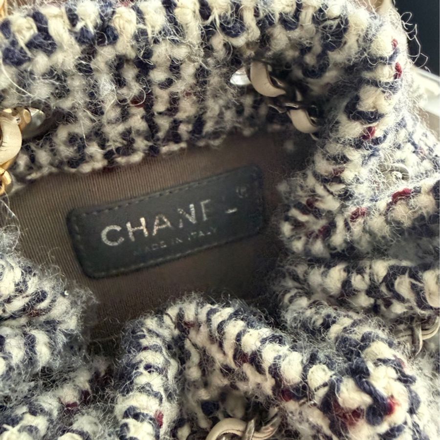 【95新 ✨ 全網最低價!】Chanel 香奈兒 Duma 毛呢雙肩包 duma黑白經典配色(下單前先詢問庫存❗️)-9