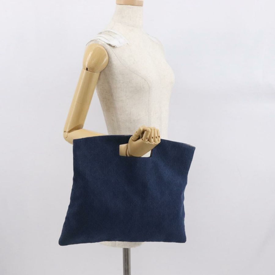 【日本直送】香奈兒 (CHANEL) 絎縫手提包 牛仔藍 CC 正品 165953SAV-19