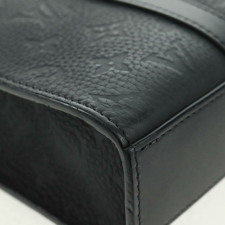 【日本直送】路易威登 Taurillon Clemence 帆布手提包 黑色 M21884 正品 ki6418SAM-7