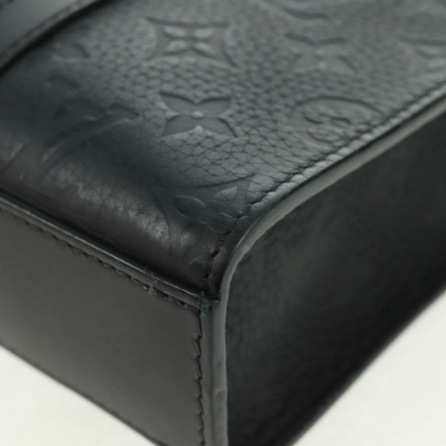【日本直送】路易威登 Taurillon Clemence 帆布手提包 黑色 M21884 正品 ki6418SAM-16
