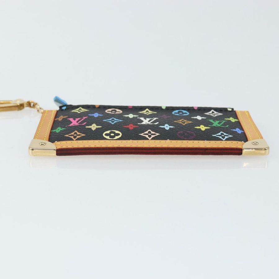 【日本直送】路易威登 (LOUIS VUITTON) 多色 Pochette Cles 零錢包 黑色 M13664 LV 正品 171366SAV-5