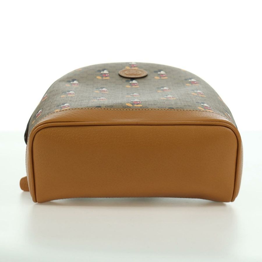 【日本直送】GUCCI Micro GG Supreme Disney 雙肩包 PVC 米色 金色 552884 正品 171451SAM-10