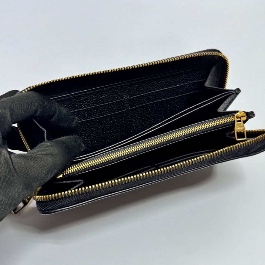 【超!級!新🎁】 LV M61864 黑老花 拉鍊長夾 (專櫃38,800)-7