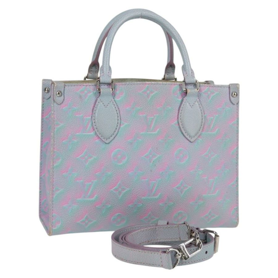 【日本直送】路易威登 Monogram Empreinte On The Go PM 兩用包 藍色 M46067 正品 MX449M-0