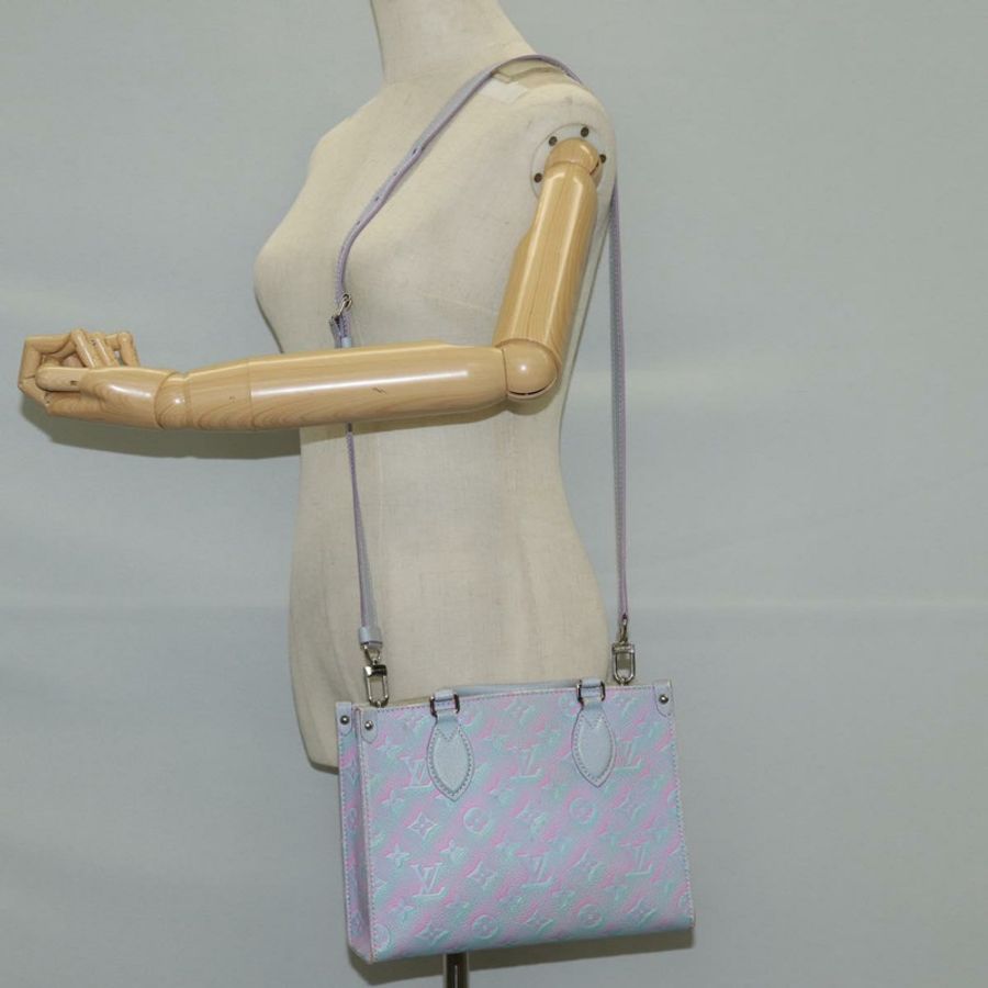【日本直送】路易威登 Monogram Empreinte On The Go PM 兩用包 藍色 M46067 正品 MX449M-23