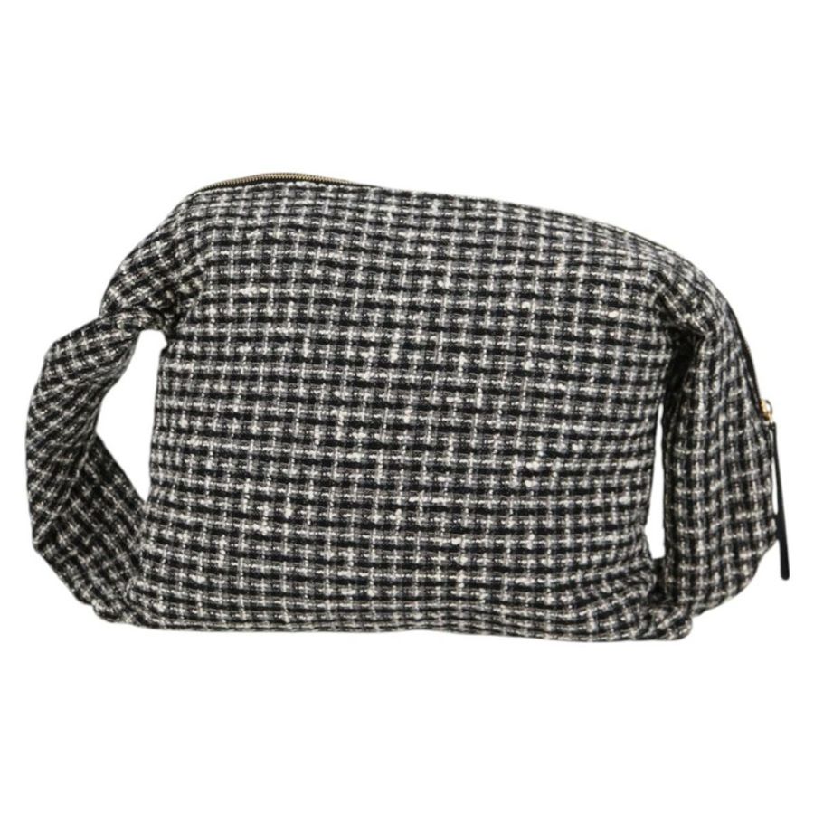 【日本直送】香奈兒 (CHANEL) 女童香奈兒外套單肩包斜紋軟呢黑白 CC 正品 126244SAV-1