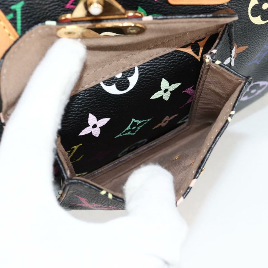 【日本直送】路易威登 Monogram Multicolor Speedy 30 手提包 黑色 M92642 正品 128856SAV-18