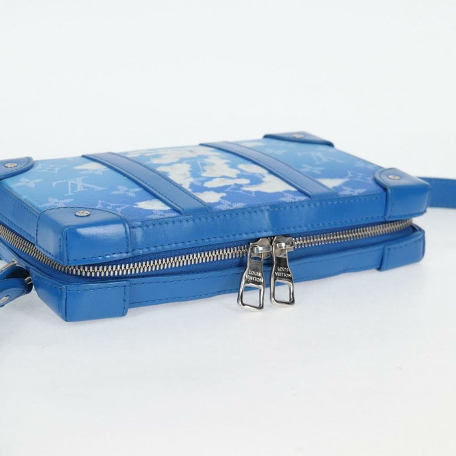 【日本直送】路易威登 Monogram Clouds 軟旅行箱錢包包 藍色 M45432 LV 正品 128464SAM-5