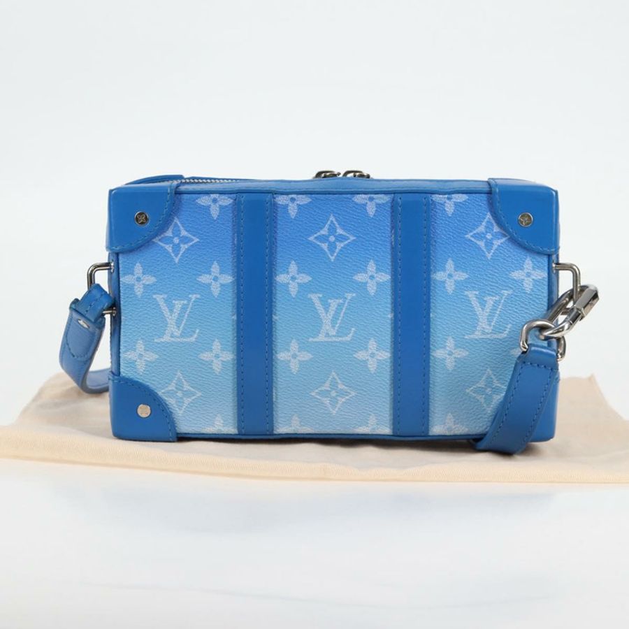 【日本直送】路易威登 Monogram Clouds 軟旅行箱錢包包 藍色 M45432 LV 正品 128464SAM-11