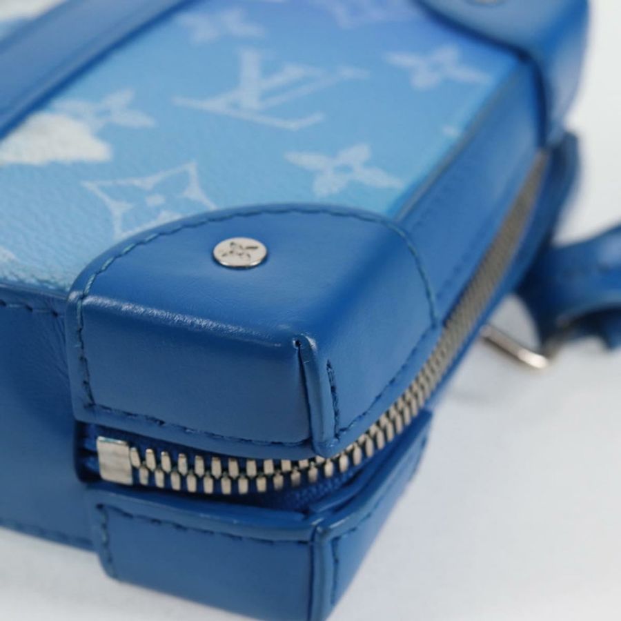 【日本直送】路易威登 Monogram Clouds 軟旅行箱錢包包 藍色 M45432 LV 正品 128464SAM-14
