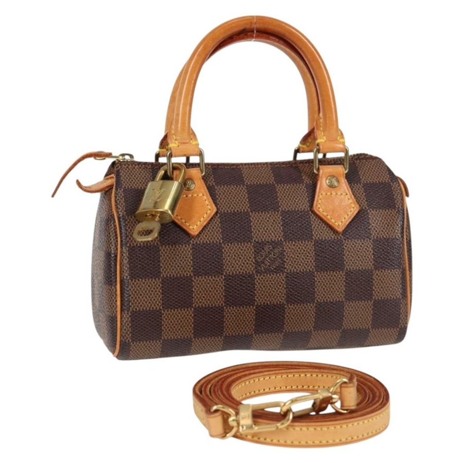 【日本直送】路易威登 Damier Ebene 迷你 Speedy 手提包 SPO N41536 LV 正品 131209SV-0
