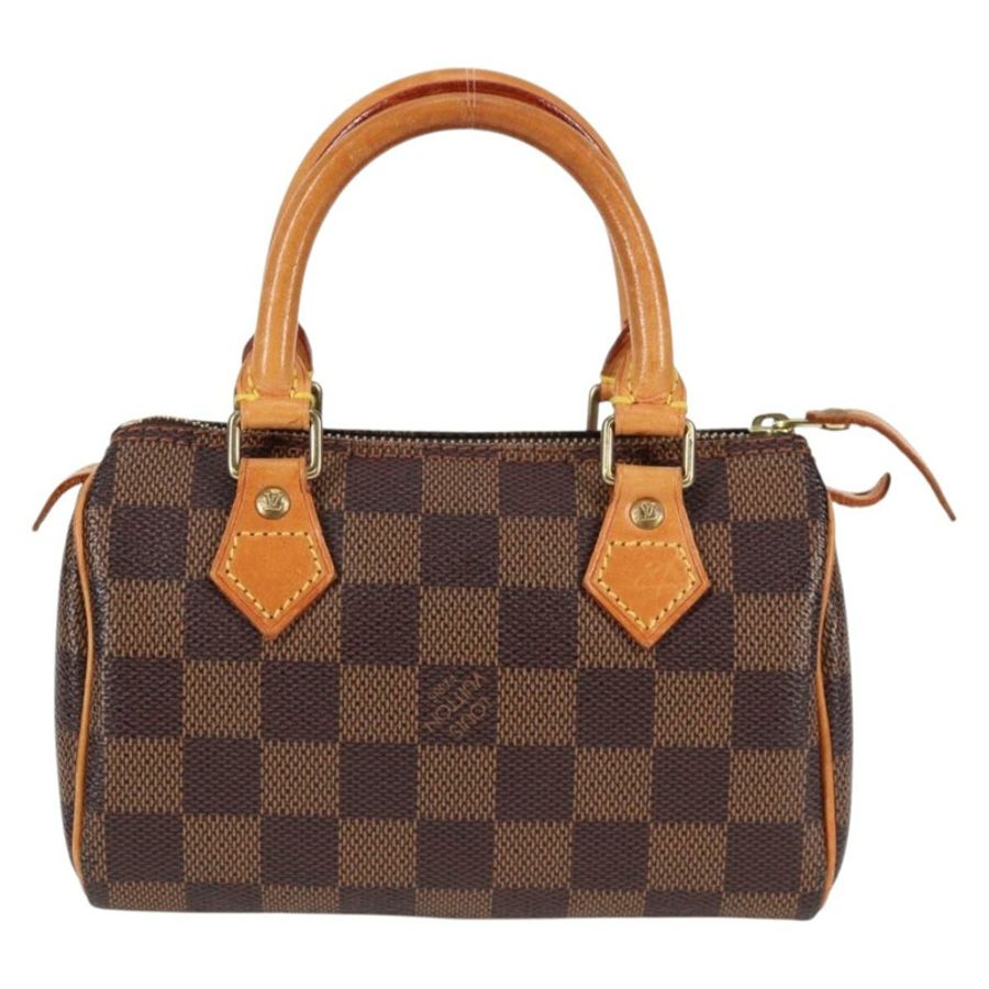 【日本直送】路易威登 Damier Ebene 迷你 Speedy 手提包 SPO N41536 LV 正品 131209SV-1