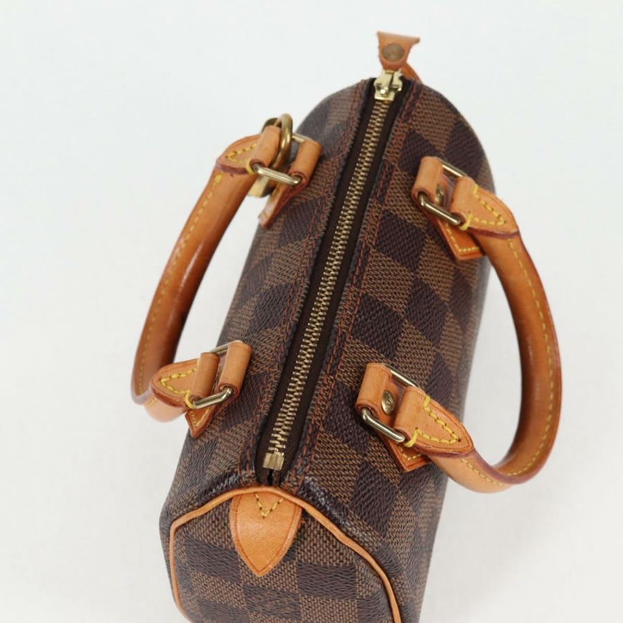【日本直送】路易威登 Damier Ebene 迷你 Speedy 手提包 SPO N41536 LV 正品 131209SV-5