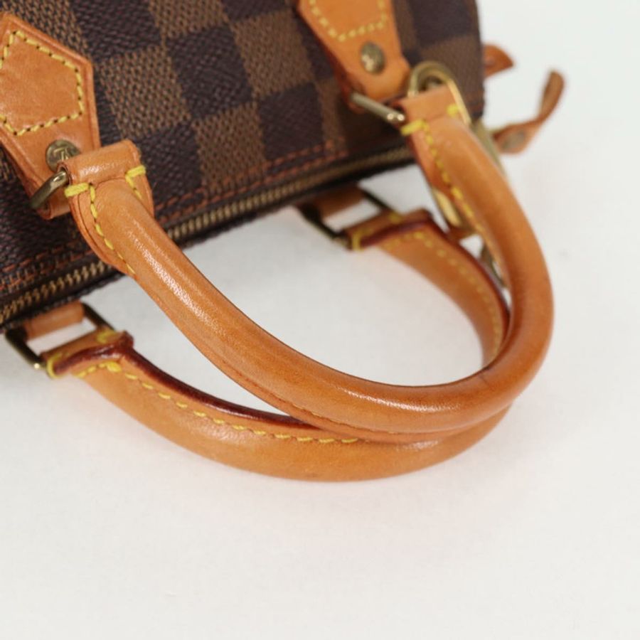 【日本直送】路易威登 Damier Ebene 迷你 Speedy 手提包 SPO N41536 LV 正品 131209SV-6