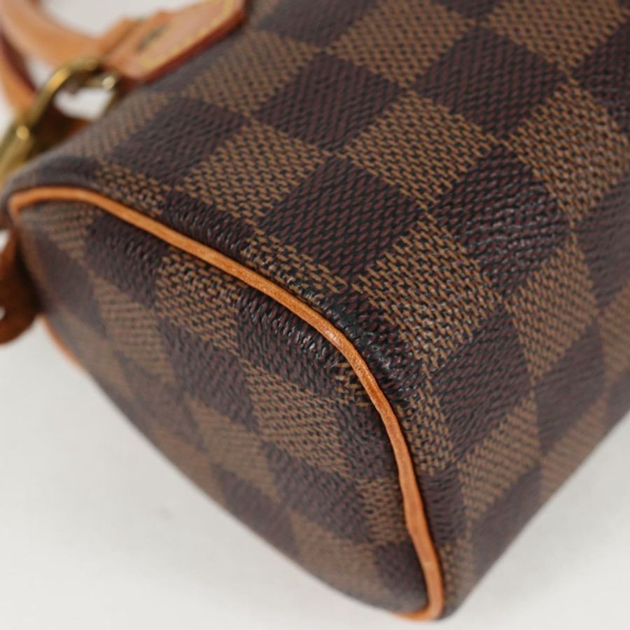 【日本直送】路易威登 Damier Ebene 迷你 Speedy 手提包 SPO N41536 LV 正品 131209SV-13