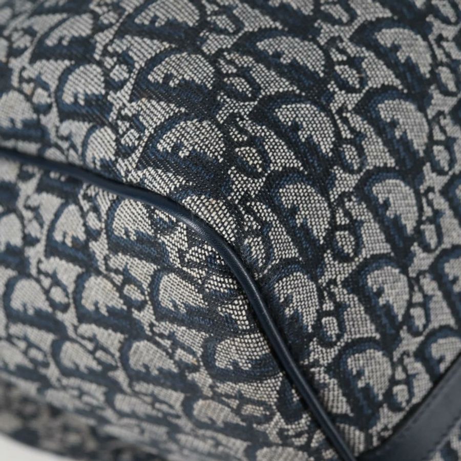 【日本直送】Christian Dior Trotter帆布波士頓包 海軍藍 金色 正品 129964SAV-14