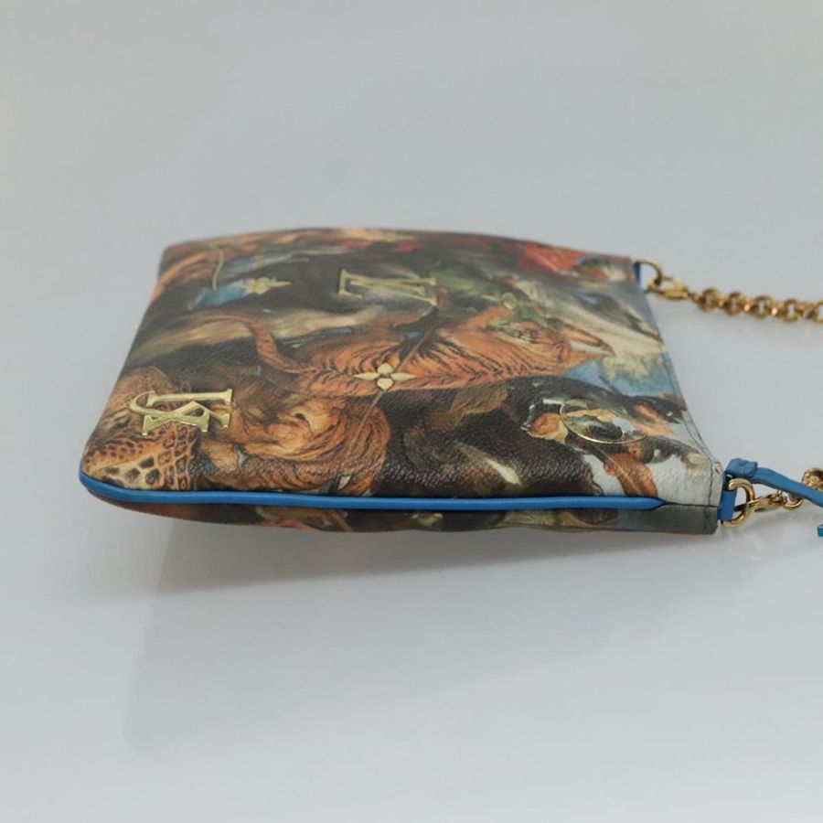 【日本直送】路易威登 Celty Pochette Plat Pouch Koons Rubens M64617 LV Auth 132960SAM-3