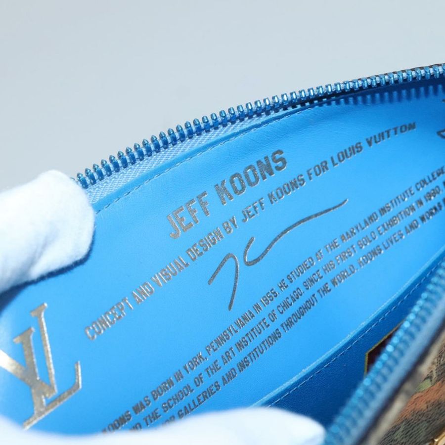 【日本直送】路易威登 Celty Pochette Plat Pouch Koons Rubens M64617 LV Auth 132960SAM-19