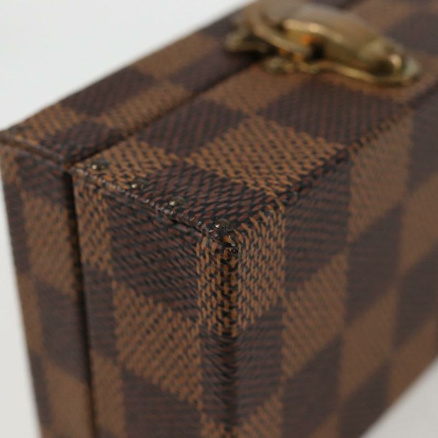 【日本直送】路易威登 Damier Ebene 腕錶盒配件盒 LV 正品 135442SV-14