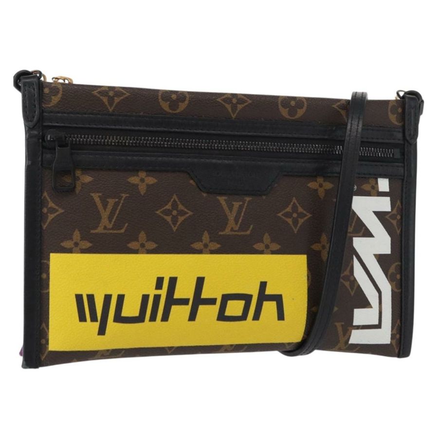 【日本直送】路易威登 Monogram 牛仔布平底斜背包 M44641 LV 正品 152437SAM-0