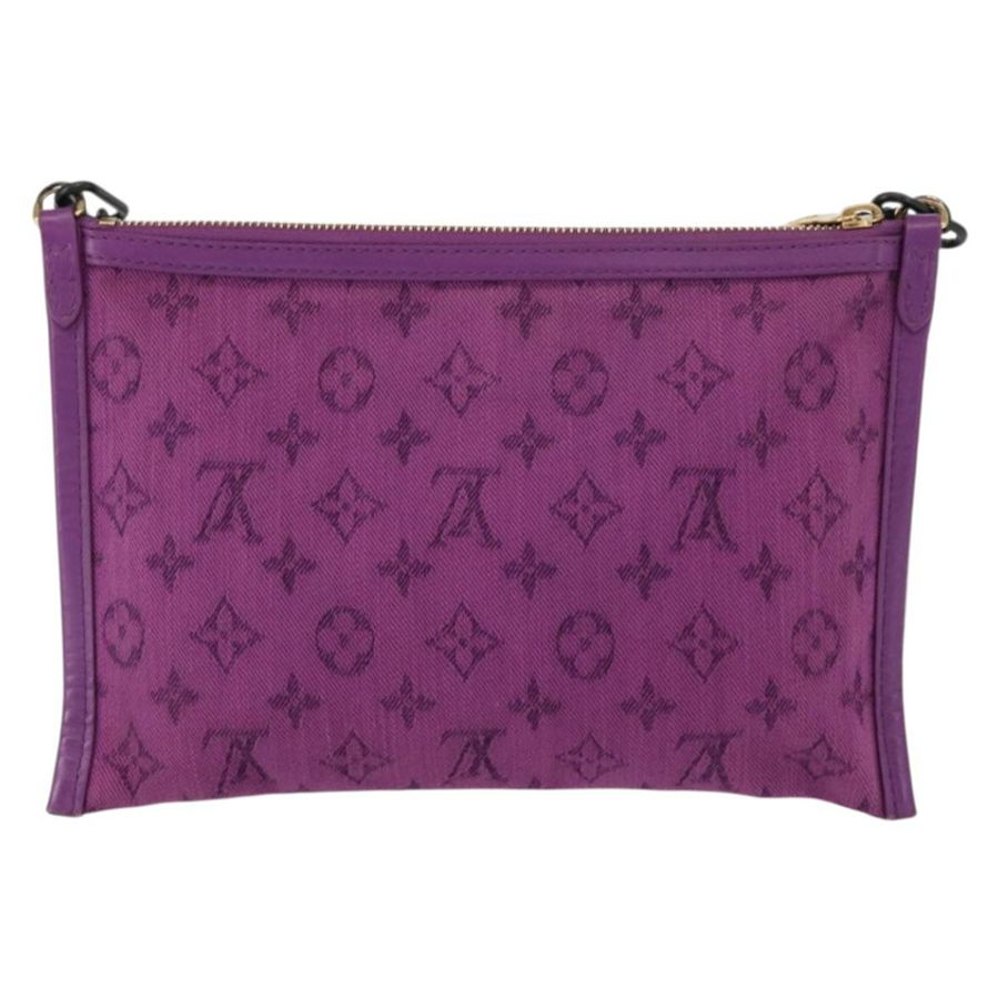 【日本直送】路易威登 Monogram 牛仔布平底斜背包 M44641 LV 正品 152437SAM-1