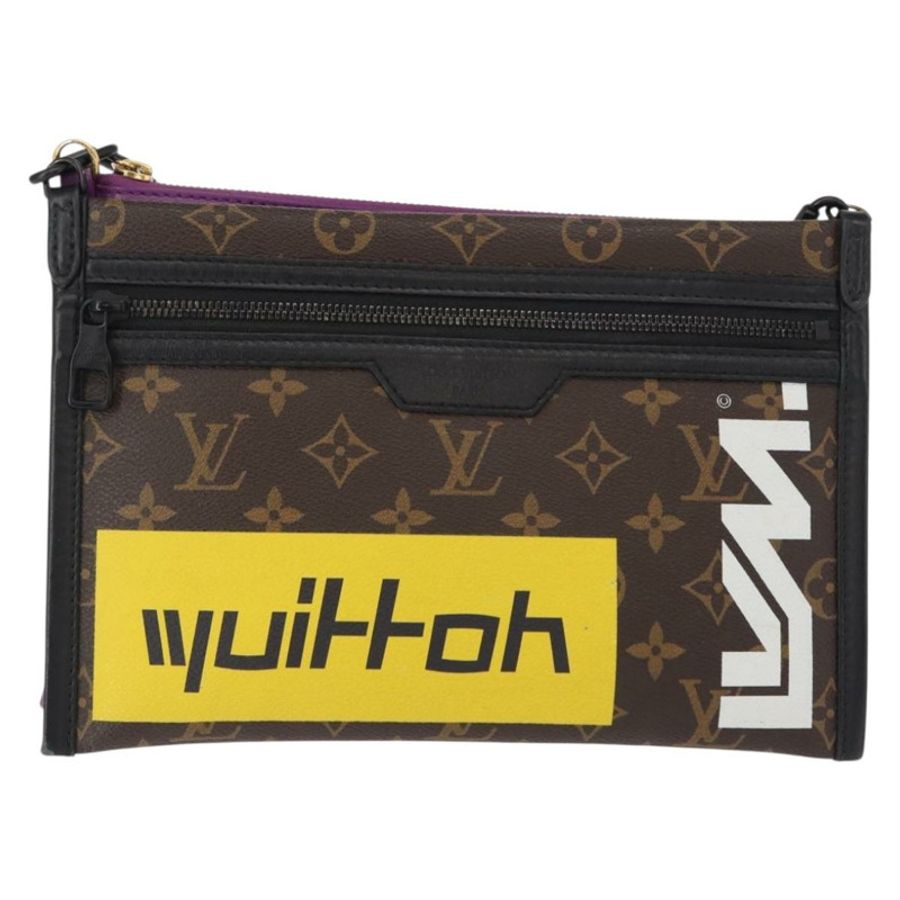 【日本直送】路易威登 Monogram 牛仔布平底斜背包 M44641 LV 正品 152437SAM-12