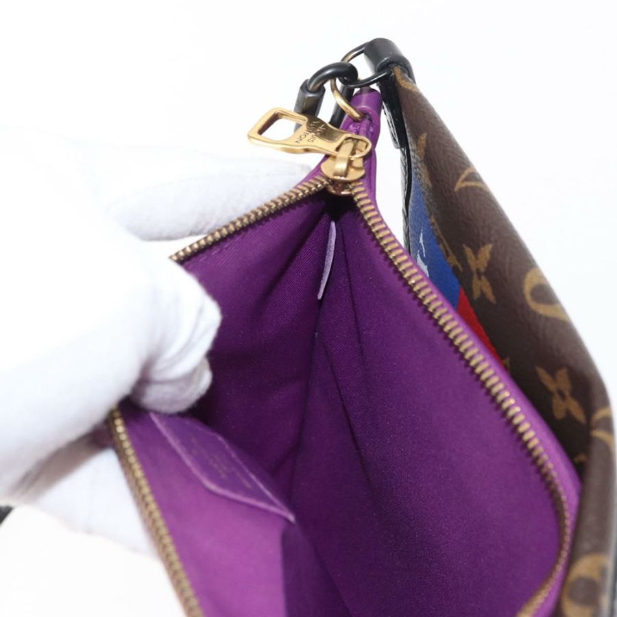 【日本直送】路易威登 Monogram 牛仔布平底斜背包 M44641 LV 正品 152437SAM-28